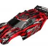 Traxxas Rustler 4X4 Red Body w/Mounts & Support for Clipless Mounting