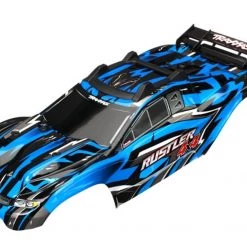 Traxxas Rustler 4X4 Blue Body w/Mounts & Support for Clipless Mounting