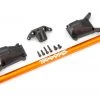 Traxxas Orange Aluminum Chassis Brace Kit for Rustler 4x4 & Slash 4x4 Low-CG Chassis