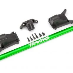 Traxxas Green Aluminum Chassis Brace Kit for Rustler 4x4 & Slash 4x4 Low-CG Chassis