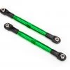 Traxxas Rustler 4x4 TUBES Green 7075-T6 Aluminum Front 87mm Toe Links