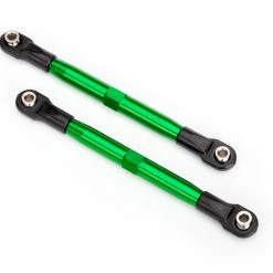 Traxxas Rustler 4x4 TUBES Green 7075-T6 Aluminum Front 87mm Toe Links