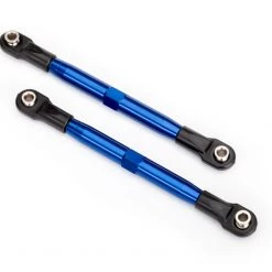 Traxxas Rustler 4x4 TUBES Blue 7075-T6 Aluminum Front 87mm Toe Links