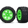 Traxxas 2.8 Talon Extreme Tires on Green Wheels for 2WD Electric Rear -Rcsuper outlet shop TRA6774G 27027.1572660119