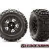 Traxxas Sledgehammer Tires on 2.8 Black Wheels w/12mm Hex