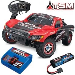 Traxxas Slash 4x4 Ultimate RTR Brushless TSM w/iD Quick Charger & LiPo Battery