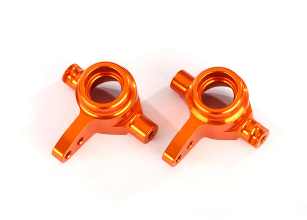 TRA6837A__24833.1602640353.jpg Traxxas Orange Aluminum Steering Blocks for 4x4 Slash Stampede Rustler -Rcsuper outlet shop TRA6837A 24833.1602640353