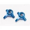 Traxxas Blue Aluminum Steering Blocks Slash 4x4, Stampede 4x4, Rally
