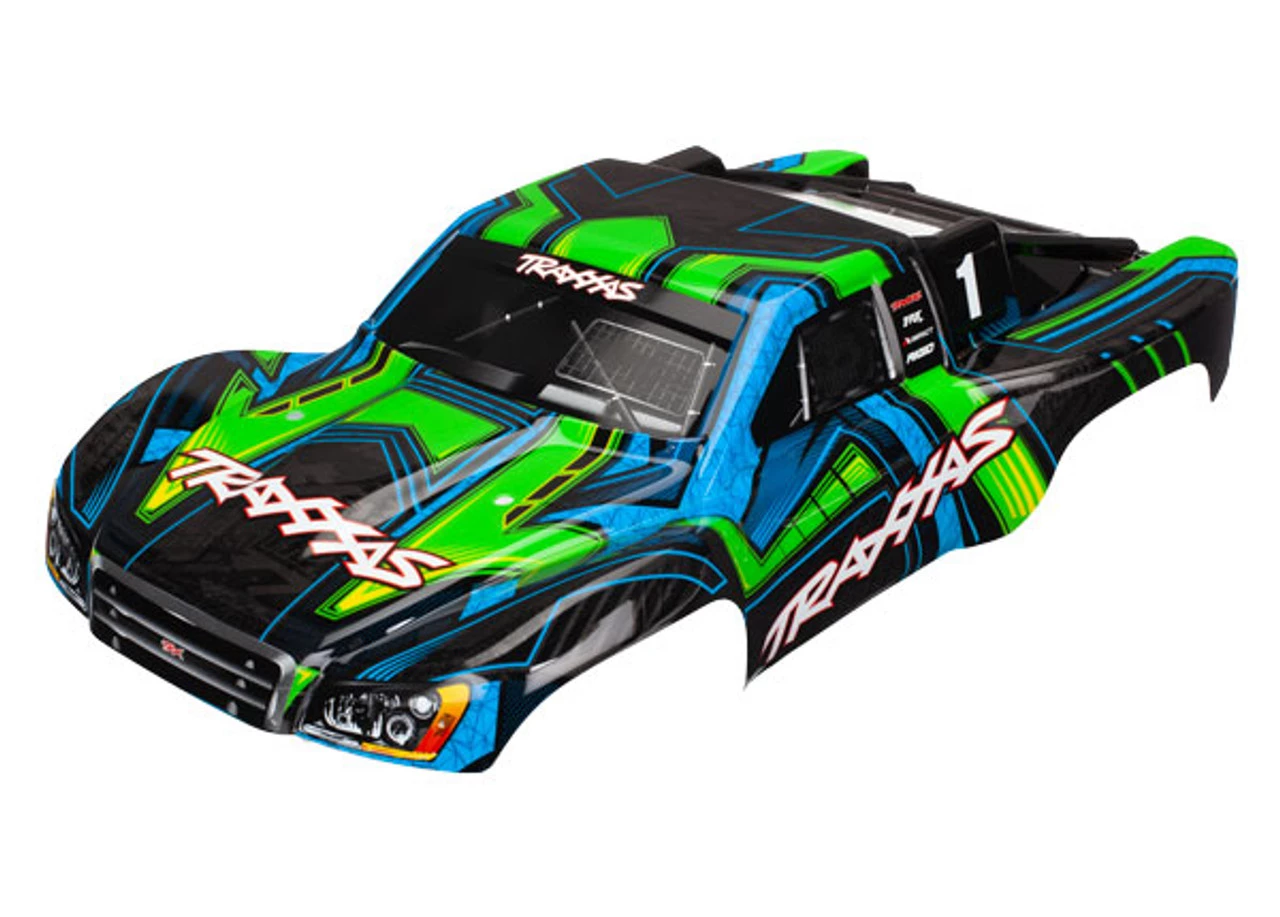 TRA6844X__31393.1572661246.jpg Traxxas Slash 2WD & 4x4 Green & Blue Painted Body -Rcsuper outlet shop TRA6844X 31393.1572661246