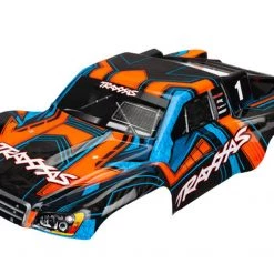 Traxxas Slash 2WD & 4x4 Orange & Blue Painted Body