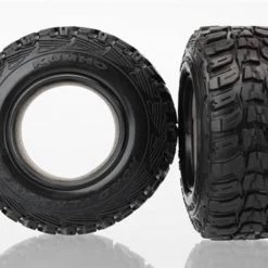 Traxxas Tires, Kumho (dual profile 4.3x1.7- 2.2/3.0') (2)/ foam inserts (2)