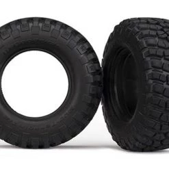 Traxxas Tires, BFGoodrich Mud-Terrain T/A KM2 (dual profile 4.3x1.7- 2.2/3.0') (2)/ foam inserts (2)
