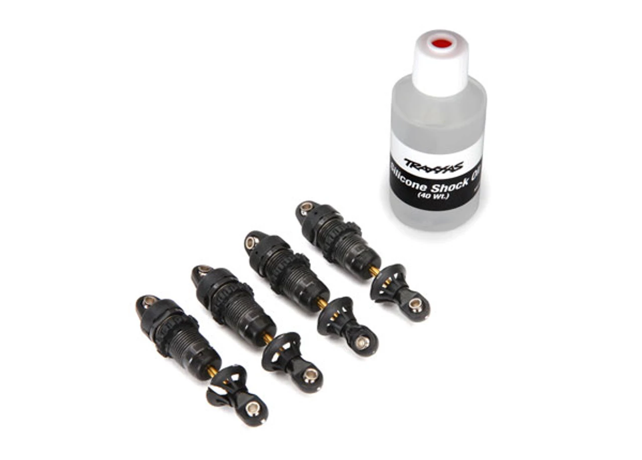 TRA7061X__65530.1580863272.jpg Traxxas GTR Hard-Anodized Shocks w/TiN Shafts for 1/16 E-Revo, Slash, Summit -Rcsuper outlet shop TRA7061X 65530.1580863272