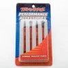 Traxxas Toe links, aluminum (red-anodized) (4) (assembled with rod ends and threaded inserts)