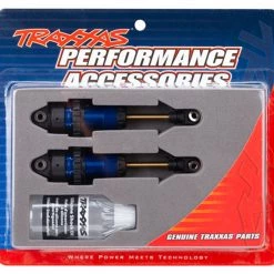 Traxxas Blue GTR Long Shocks w/PTFE-Coated Bodies & TiN Shafts (assembled w/o springs) (2)