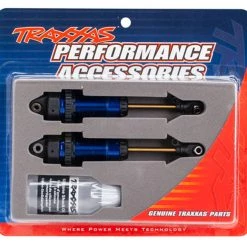 Traxxas Blue GTR XX-Long Shocks w/PTFE-Coated Bodies & TiN Shafts (assembled w/o springs) (2)