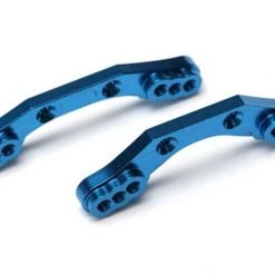 Traxxas Shock towers, front & rear, 6061-T6 aluminum (blue-anodized)
