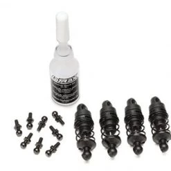 Traxxas Shocks, oil-filled (assembled with springs) (4)