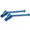 Traxxas Driveshaft assembly, front & rear, 6061-T6 aluminum (blue-anodized) (2)