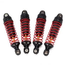 Traxxas Shocks, GTR hard-anodized, PTFE-coated aluminum bodies with TiN shafts (fully assembled w/ springs) (4)