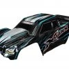 Traxxas X-Maxx Blue Painted Body with Tailgate Protector