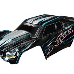 Traxxas X-Maxx Blue Painted Body with Tailgate Protector