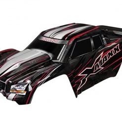 Traxxas X-Maxx Red Painted Body with Tailgate Protector