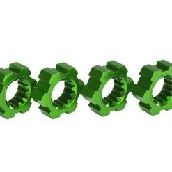 Traxxas X-Maxx Green Aluminum Wheel Hex Hubs (4)