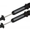 Traxxas X-Maxx Black Aluminum GTX Shocks Assembled w/o Springs (2)