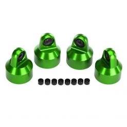 Traxxas X-Maxx Green Aluminum GTX Shock Caps (4) & Spacers