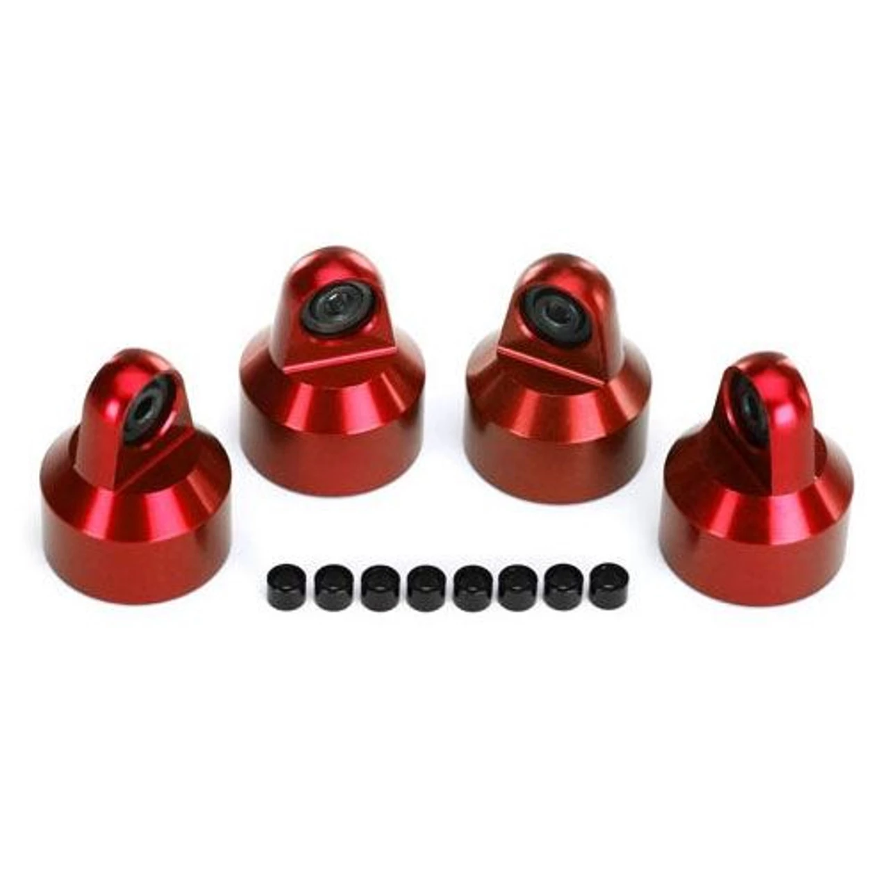 Traxxas X-Maxx Red Aluminum GTX Shock Caps & Spacers 1 Traxxas X-Maxx Red Aluminum GTX Shock Caps & Spacers