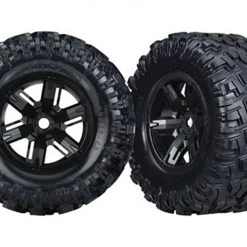 Traxxas X-Maxx 8S-Rated Maxx AT Tires & Wheels (2) (assembled, pre-glued)