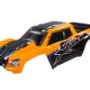 Traxxas X-Maxx Orange Painted Body Assembled w/Body Mounts & Tailgate Protector