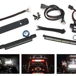 Traxxas X-Maxx Complete LED Light Kit with #6590 HV Power Amplifier
