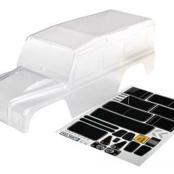 Traxxas TRX-4 Clear Land Rover Defender Body w/Decals