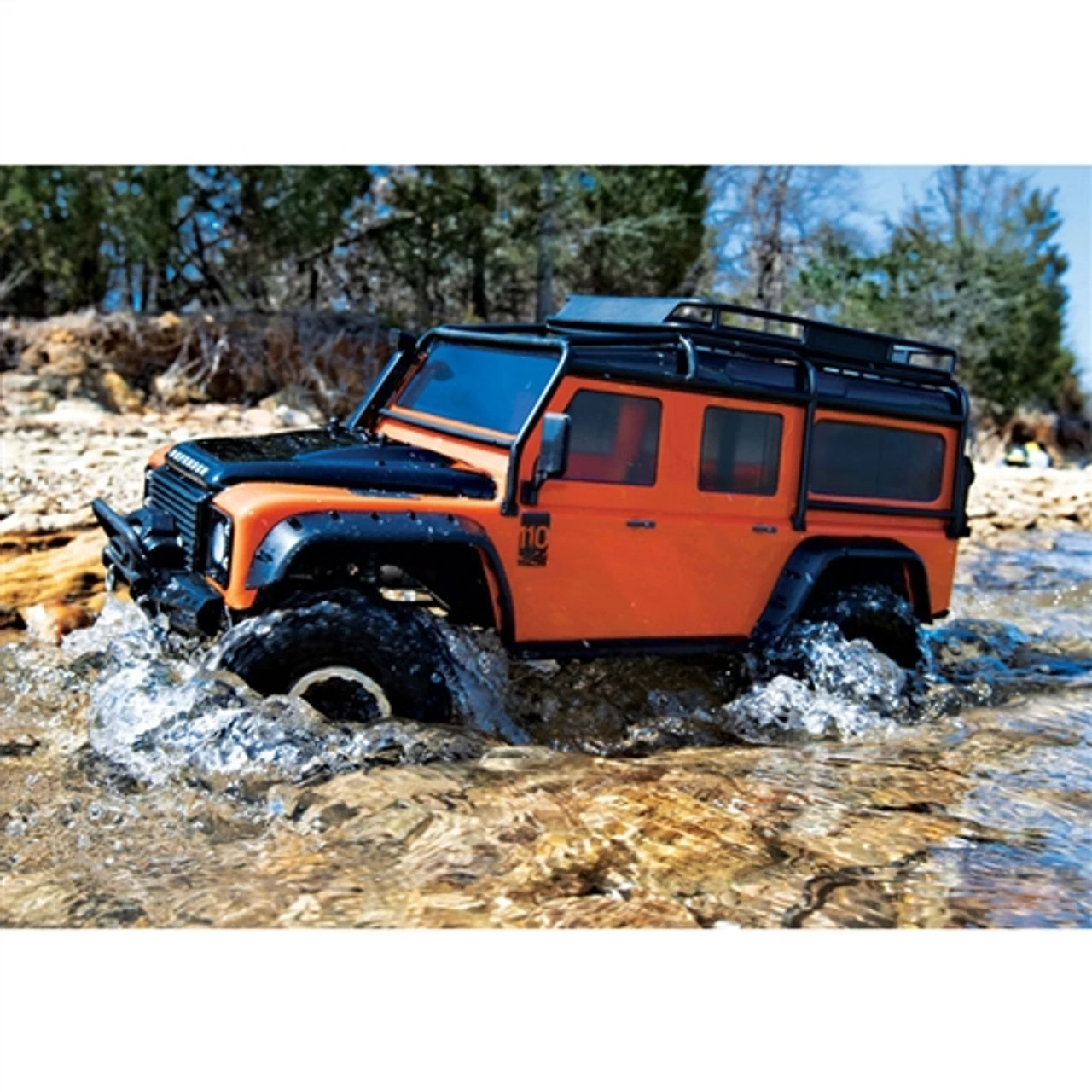 TRA8011A-8__15754.1562669881.jpg Traxxas TRX-4 Land Rover Defender Adventure Orange Body w/ExoCage, Inner Fenders, Fuel Canisters & Jack -Rcsuper outlet shop TRA8011A 8 15754.1562669881