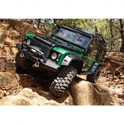 Traxxas TRX-4 Land Rover Defender Green Body w/ExoCage, Inner Fenders, Fuel Canisters & Jack -Rcsuper outlet shop TRA8011G 5 99131.1562669886