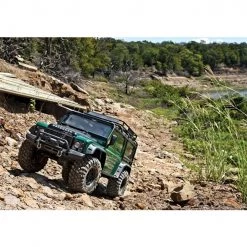 Traxxas TRX-4 Land Rover Defender Green Body w/ExoCage, Inner Fenders, Fuel Canisters & Jack -Rcsuper outlet shop TRA8011G 6 83413.1562669886