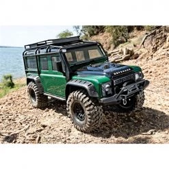 Traxxas TRX-4 Land Rover Defender Green Body w/ExoCage, Inner Fenders, Fuel Canisters & Jack -Rcsuper outlet shop TRA8011G 7 54098.1562669887