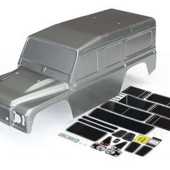 Traxxas TRX-4 Graphite Silver Land Rover Defender Painted Body w/Decals