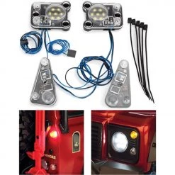 Traxxas TRX-4 Complete LED Lightbar Set w/Headlights, Taillights, Rock Lights, Power Supply -Rcsuper outlet shop TRA8030 4 80767.1562667409