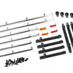 Traxxas TRX-4 Ford Bronco Chrome Side Trim, Retainers, LED Lens & 2.6x8 Screws (24)