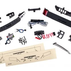 Traxxas TRX-4 Sport Complete LED light Kit w/Power Supply (headlights, tail lights & distribution block) for #8111 & 8112 Body