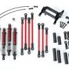 Traxxas TRX-4 Red Long Arm Lift Kit w/Powder Coated Links & Aluminum Shocks