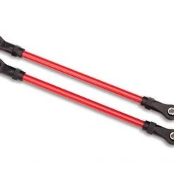 Traxxas TRX-4 Long Arm Lift Kit Red Rear Upper Suspension Links (5x115mm) w/Hollow Balls