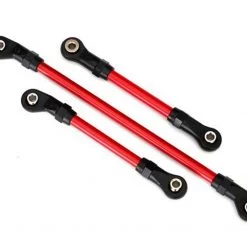 Traxxas TRX-4 Long Arm Lift Kit Red Steering Link, Draglink, Panhard Link w/Hollow Balls