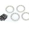 Traxxas Satin Aluminum 2.2" Beadlock Rings (4) w/2x10 Capscrews (48) 2 Traxxas Satin Aluminum 2.2" Beadlock Rings (4) w/2x10 Capscrews (48) -Rcsuper outlet shop TRA8168 44068.1567111742