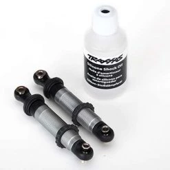 Traxxas TRX-4 Silver Aluminum GTS Shocks w/Spring Retainers (2)