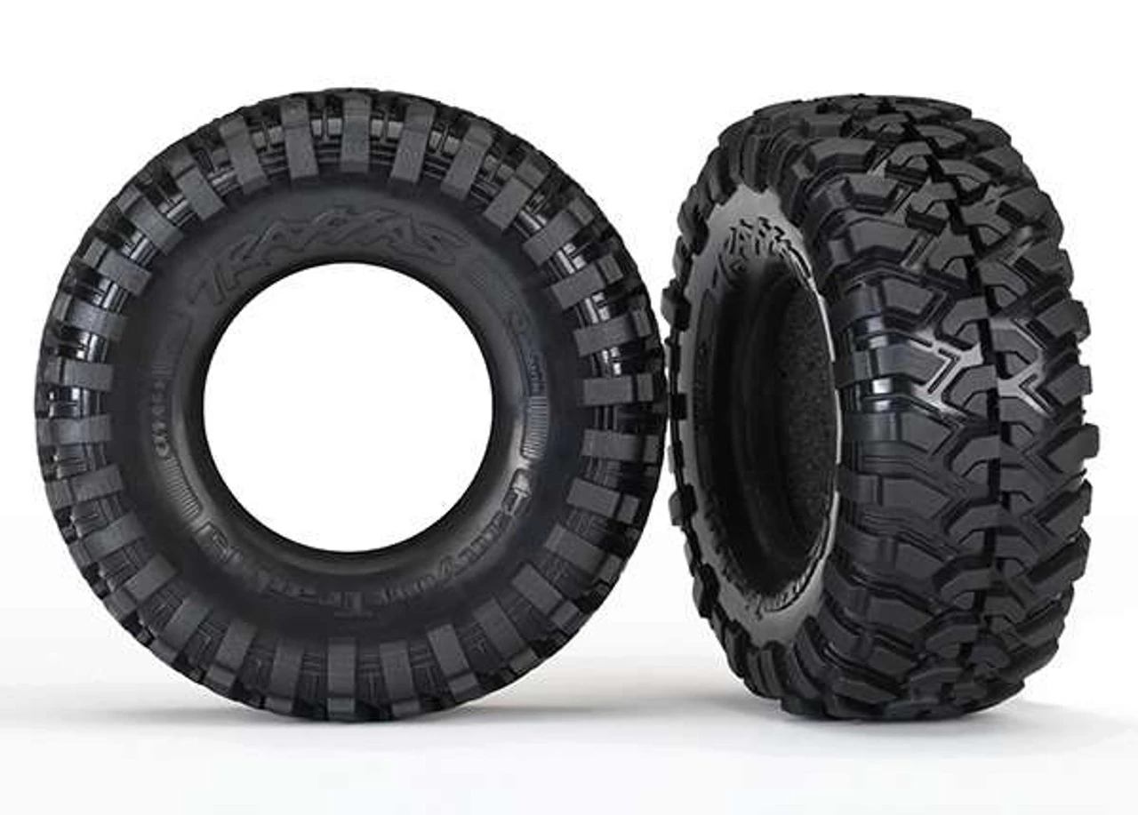 TRA8270-2__98310.1562662603.jpg Traxxas TRX-4 Canyon 1.9 Trail Tires & Foam Inserts (2) (S1 Compound) -Rcsuper outlet shop TRA8270 2 98310.1562662603