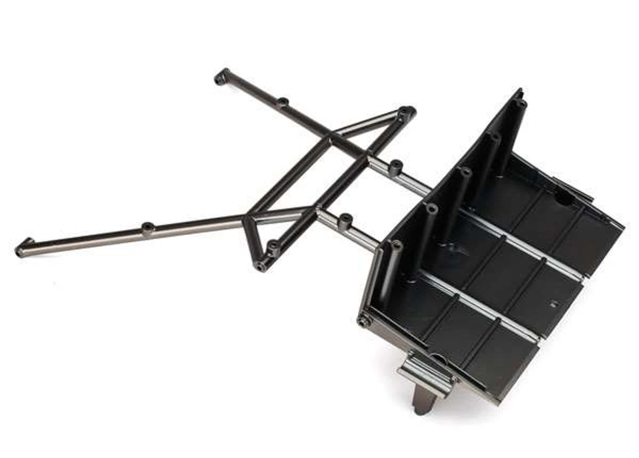 TRA8432X-2__07570.1562670021.jpg Traxxas UDR Satin Black Chrome Plated Tube Chassis Rear Center Section -Rcsuper outlet shop TRA8432X 2 07570.1562670021
